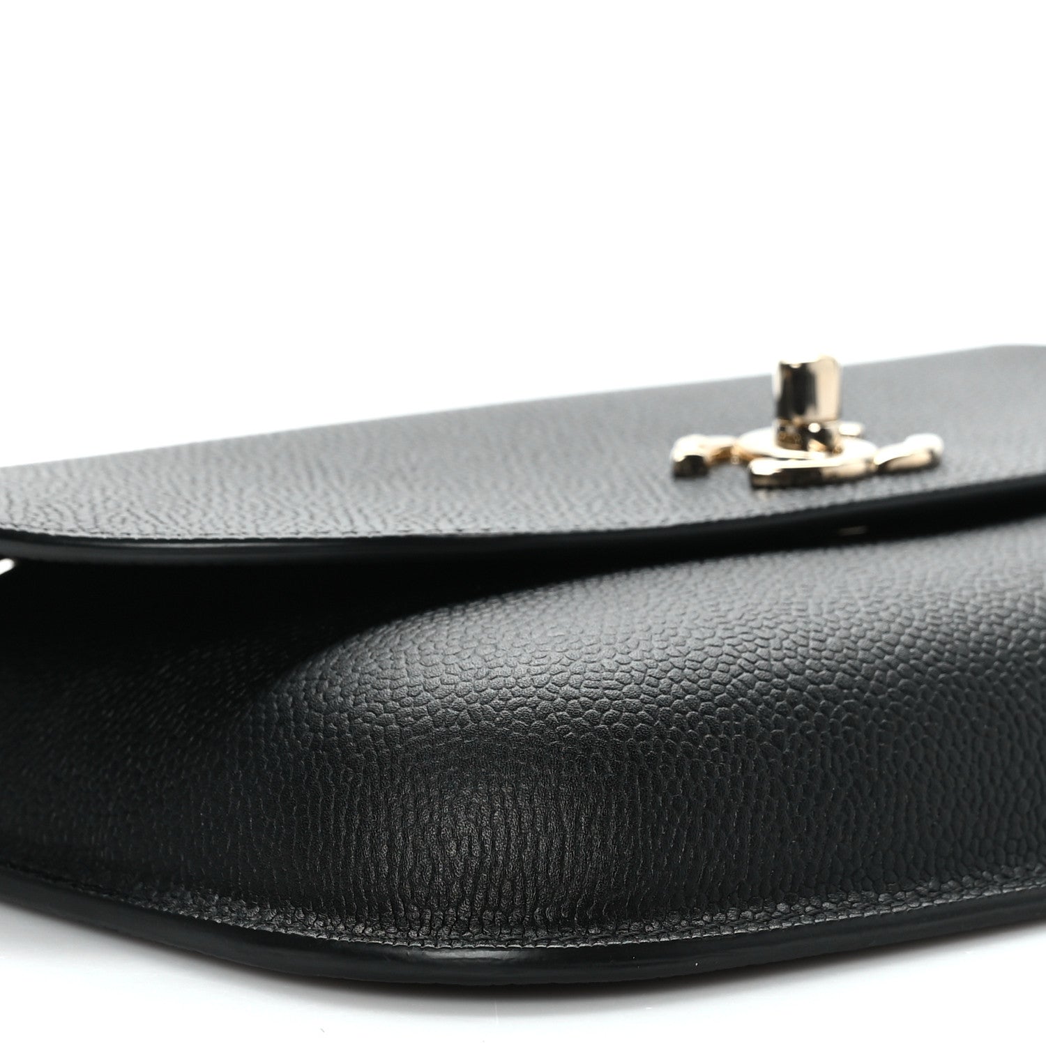 Chanel Caviar Mini Chain Flap Bag Black 8 of 9