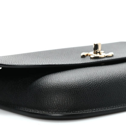 Chanel Caviar Mini Chain Flap Bag Black 8 of 9