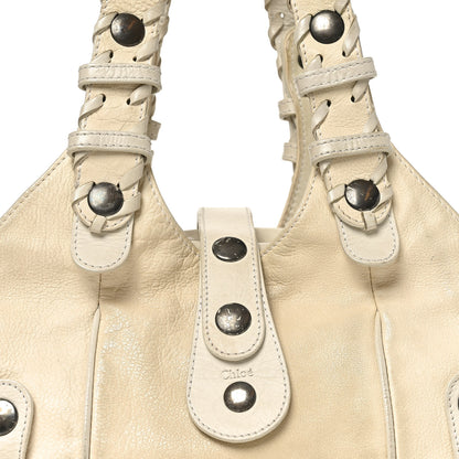 Chloe Calfskin Silverado Shoulder Bag Ivory 7 of 9