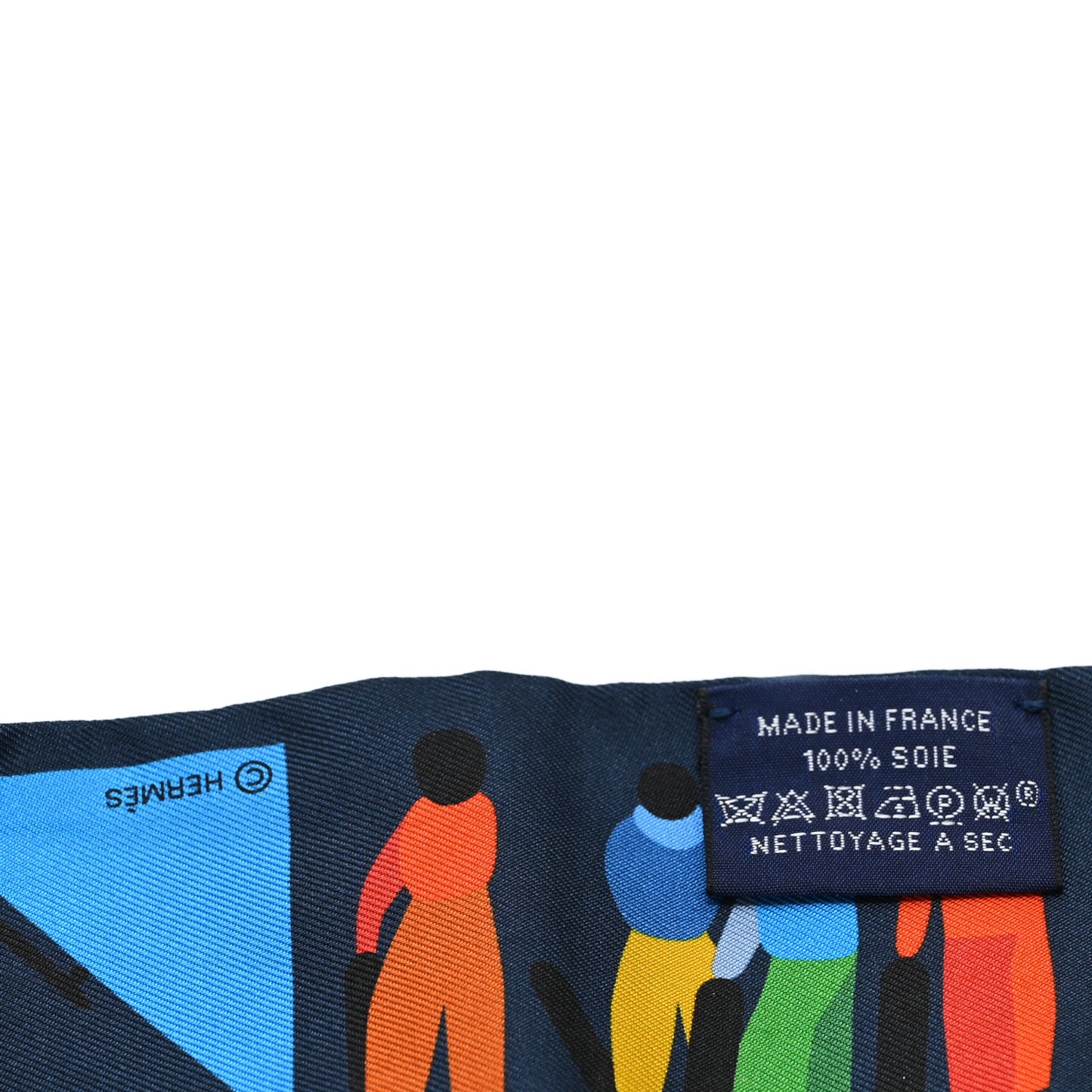 Silk Figures Libres Twilly Marine Vert Multicolor
