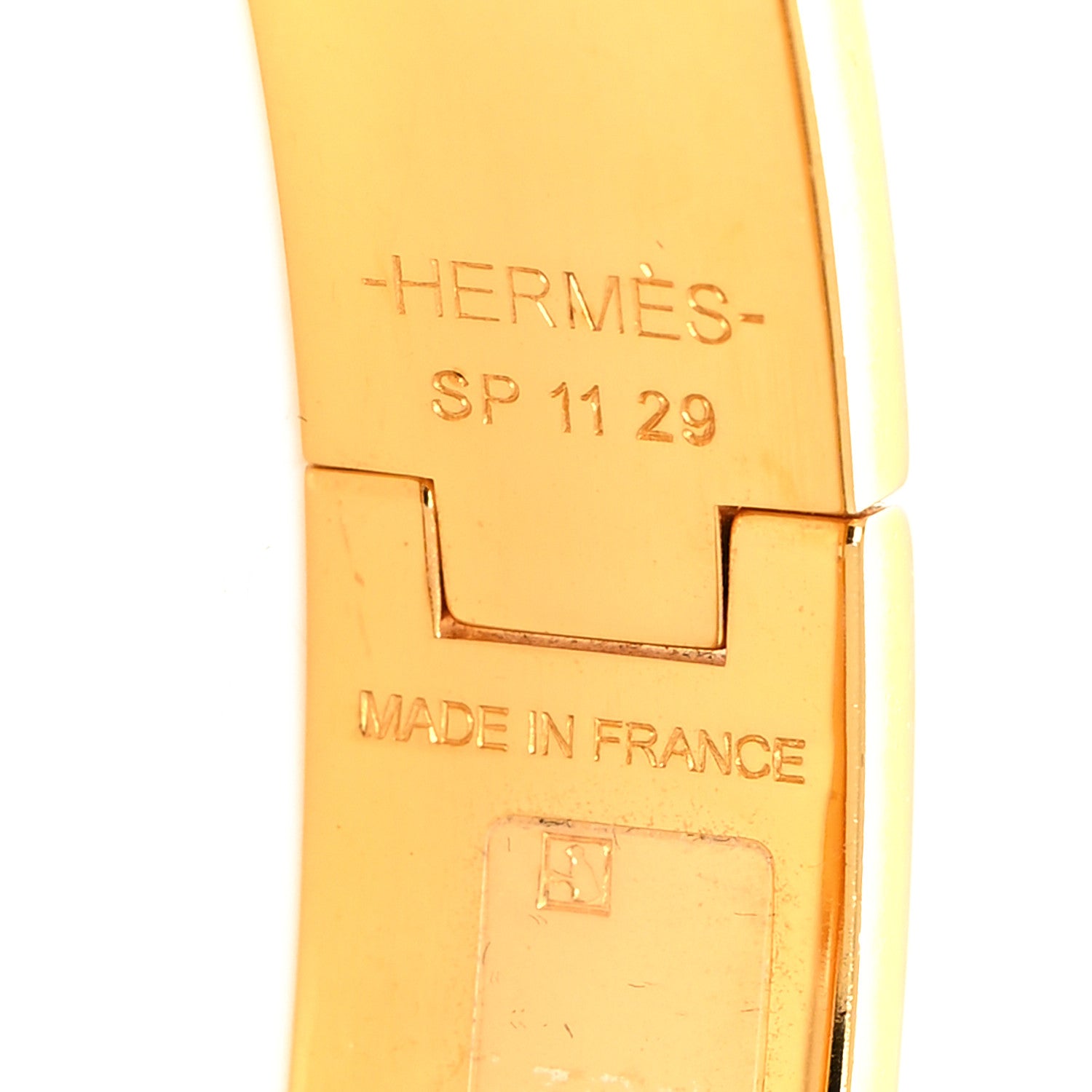 Hermes Enamel Narrow Clic Clac H Bracelet PM Black 5 of 5