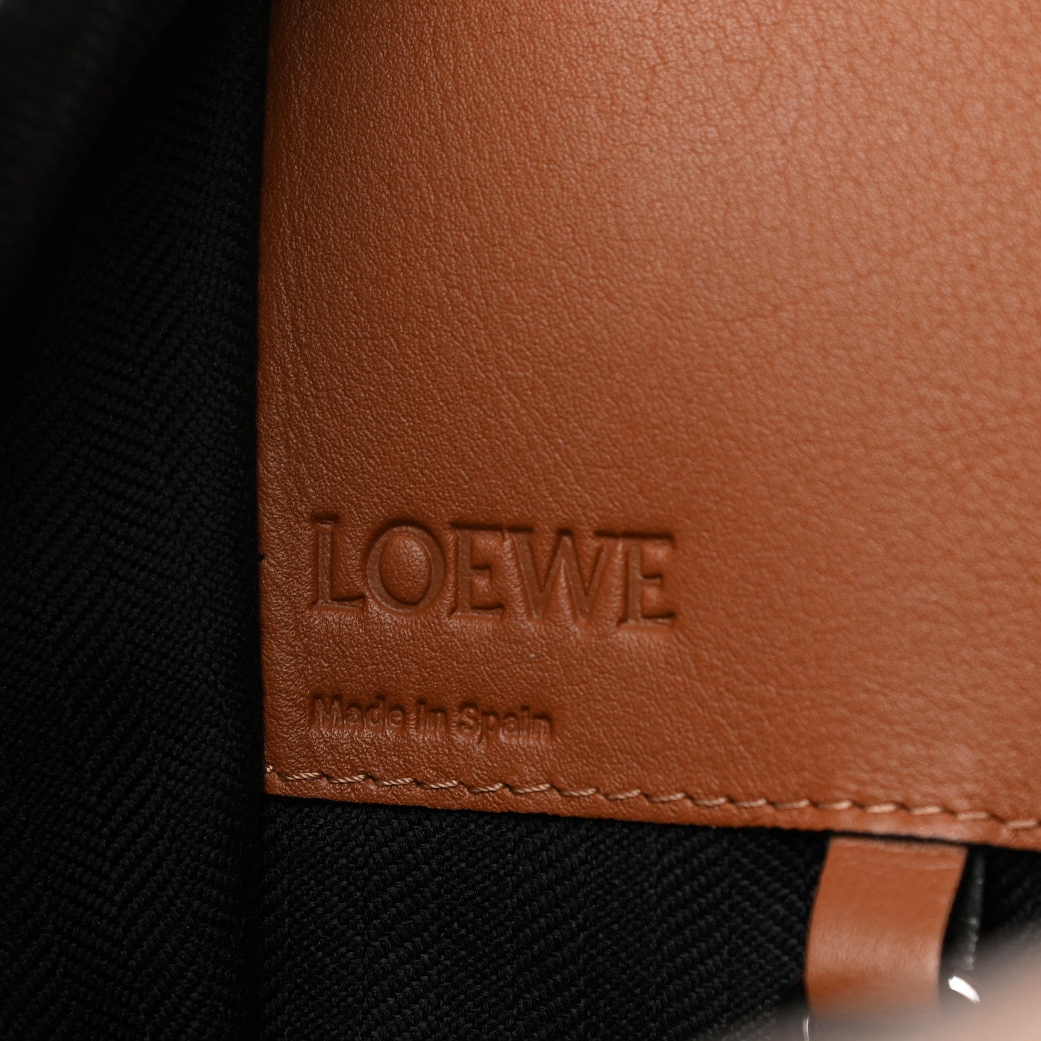 Loewe Calfskin Small Hammock Shoulder Bag Tan 6 of 11