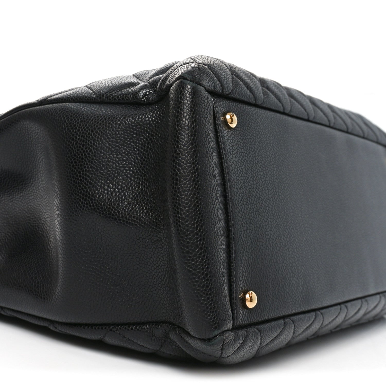 Chanel Caviar Quilted XL Grand Shopping Tote GST Black 9 of 12