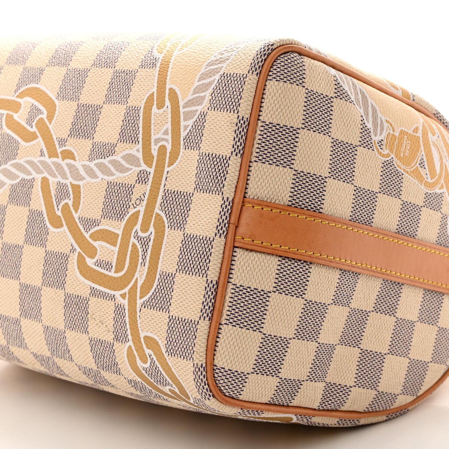 Louis Vuitton Damier Azur Nautical Speedy Bandouliere 25 10 of 11