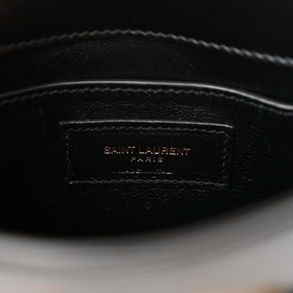 Saint Laurent Smooth Calfskin Mini Manhattan Shoulder Bag Black 6 of 11