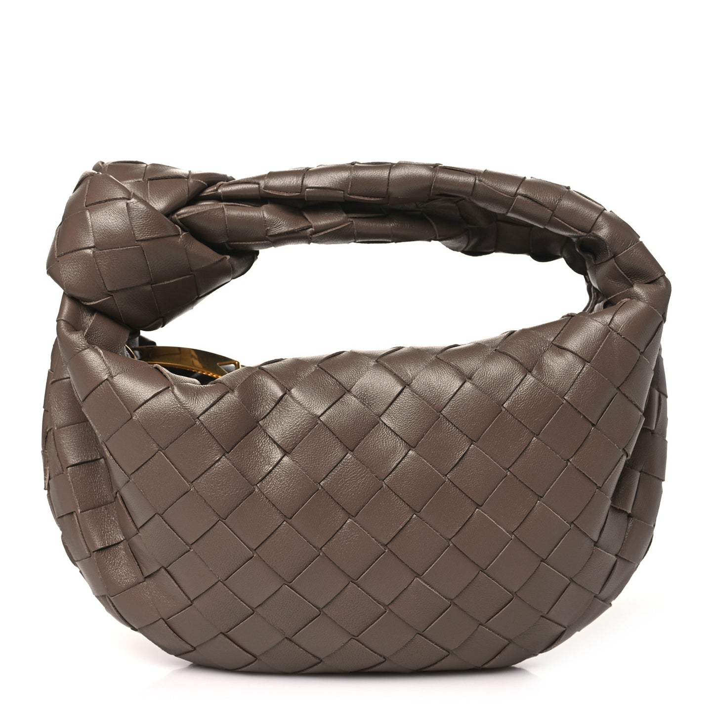 Nappa Intrecciato Mini Jodie Dark Taupe