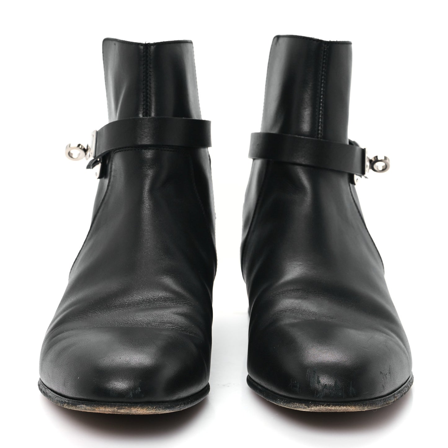 Calfskin Neo Low Boots 38 Black