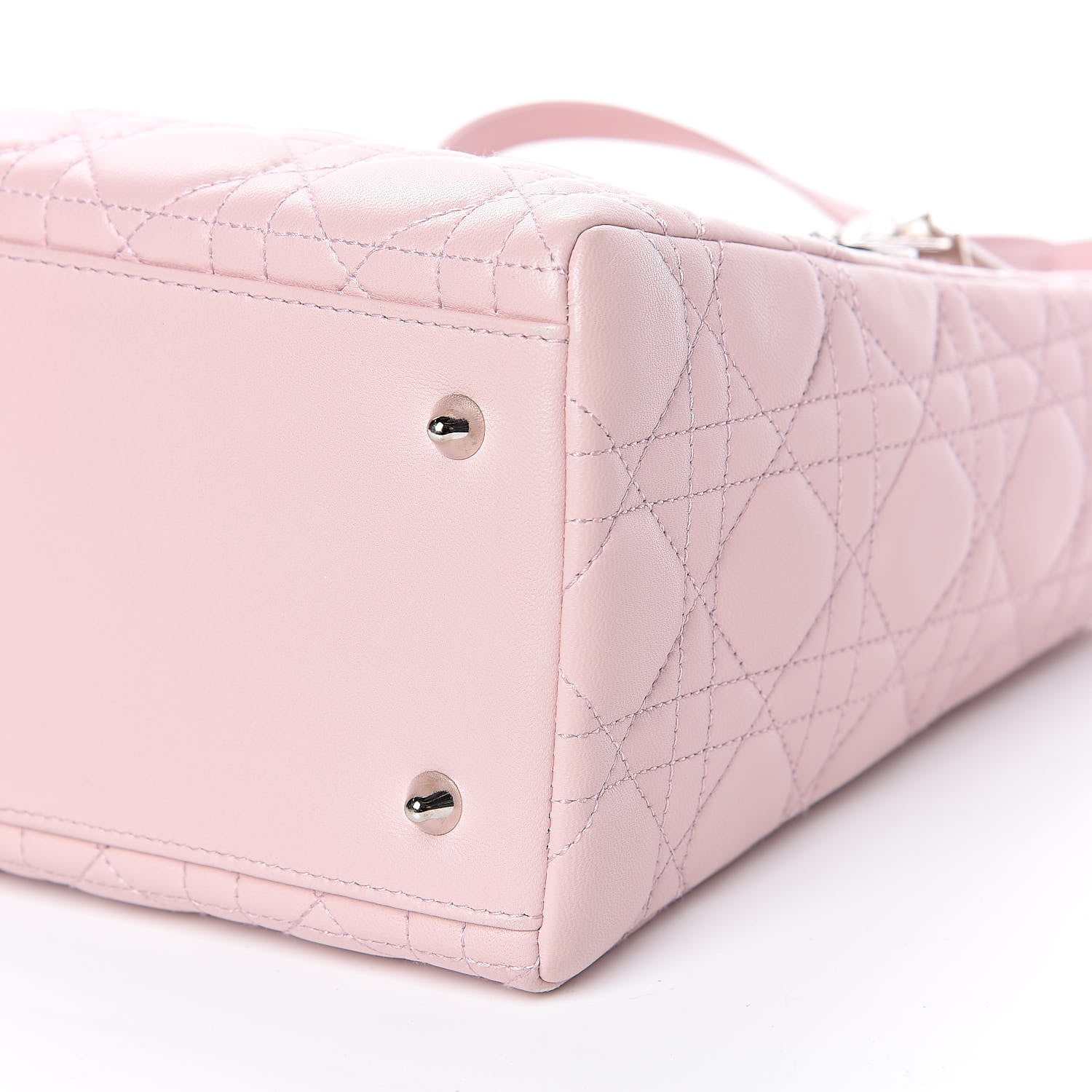 Christian Dior Lambskin Cannage Medium Lady Dior Light Pink 10 of 10