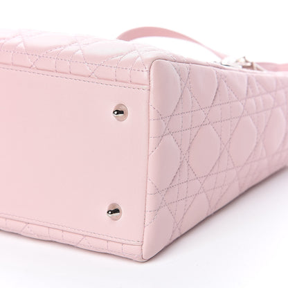 Christian Dior Lambskin Cannage Medium Lady Dior Light Pink 10 of 10