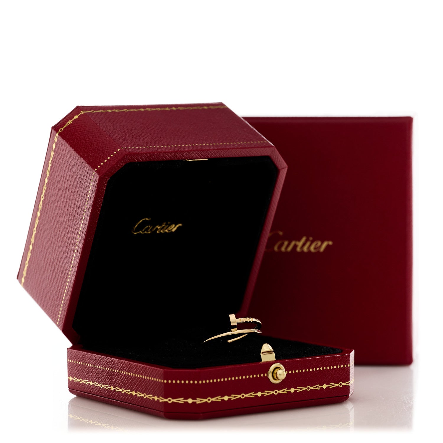 Cartier 18K Yellow Gold Small Juste Un Clou Ring 54 6.75 5 of 5