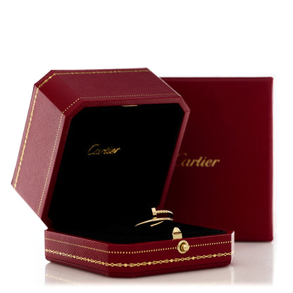 Cartier 18K Yellow Gold Small Juste Un Clou Ring 54 6.75 5 of 5