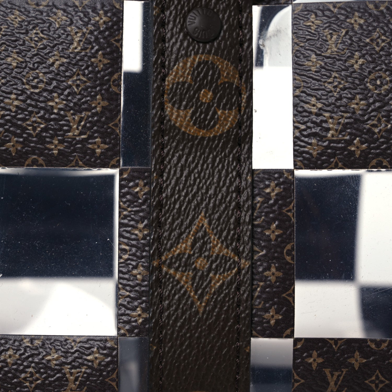Louis Vuitton PVC Monogram Chess Keepall Bandouliere 25 7 of 12