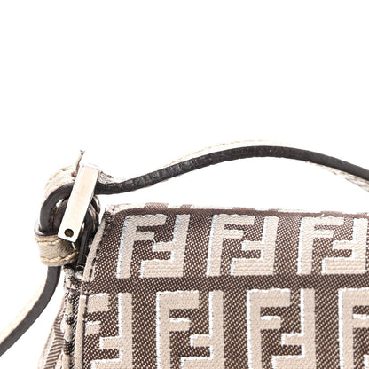 Fendi Metallic Zucchino Mini Mama Baguette Caffe Argilla Canna di Fucile 11 of 13