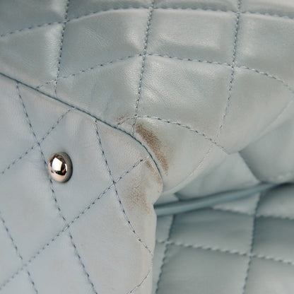 Chanel Lambskin Quilted Daily Shopping Tote Light Blue 11 of 11