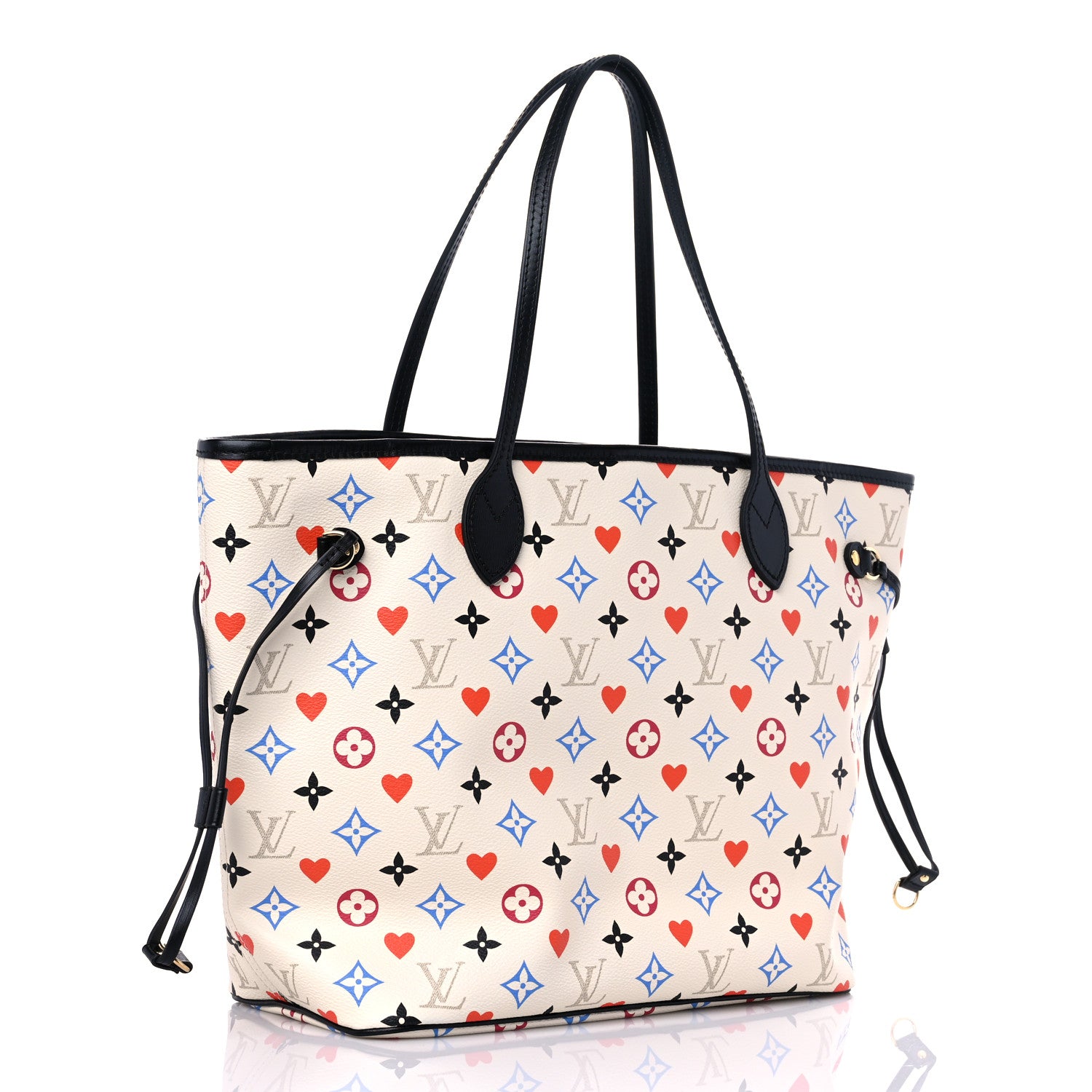 Louis Vuitton Game On Neverfull MM White 4 of 10