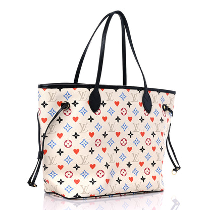 Louis Vuitton Game On Neverfull MM White 4 of 10