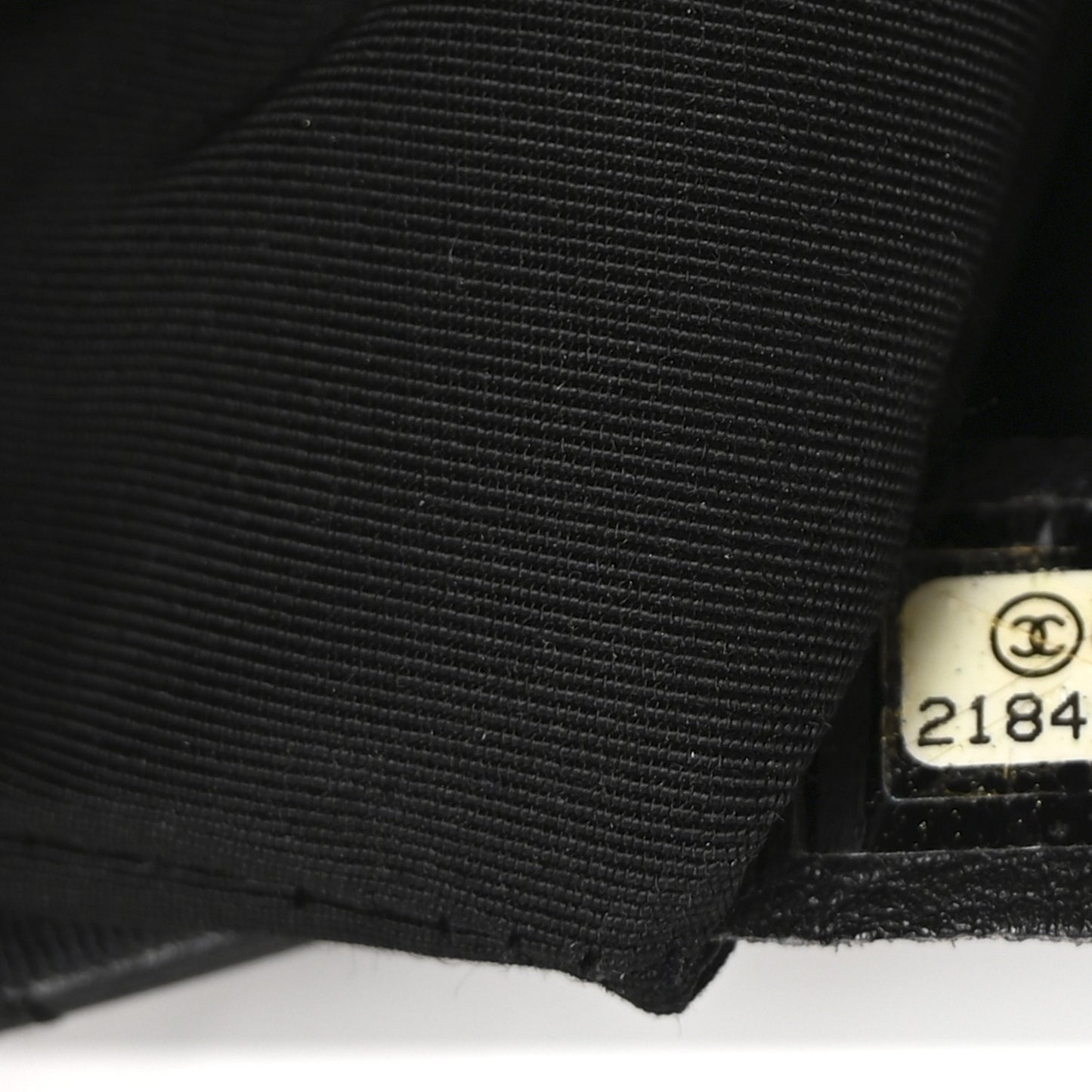 Lambskin Grosgrain Quilted Flap Black