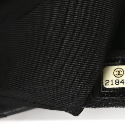 Chanel Lambskin Grosgrain Quilted Flap Black 7 of 10