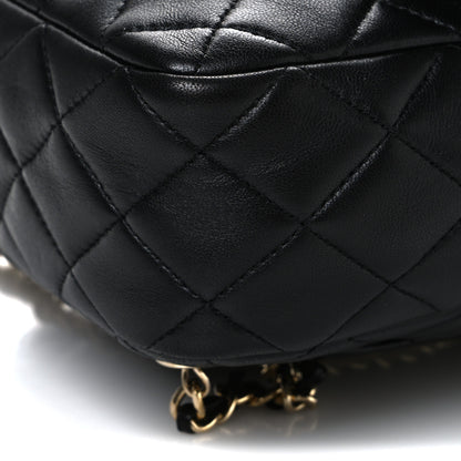Chanel Lambskin Quilted Small In Seoul Backpack Black 9 of 9