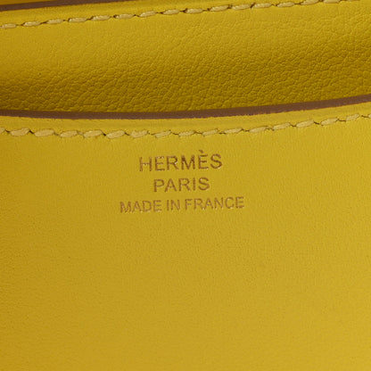 Hermes Swift Constance 18 Lime 6 of 11