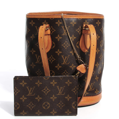 Louis Vuitton Monogram Petit Bucket 23 5 of 8