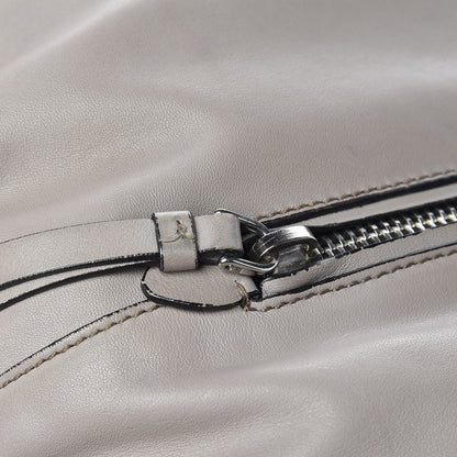 Miu Miu Vitello Soft Calfskin Shopping Tote Fumo 14 of 21