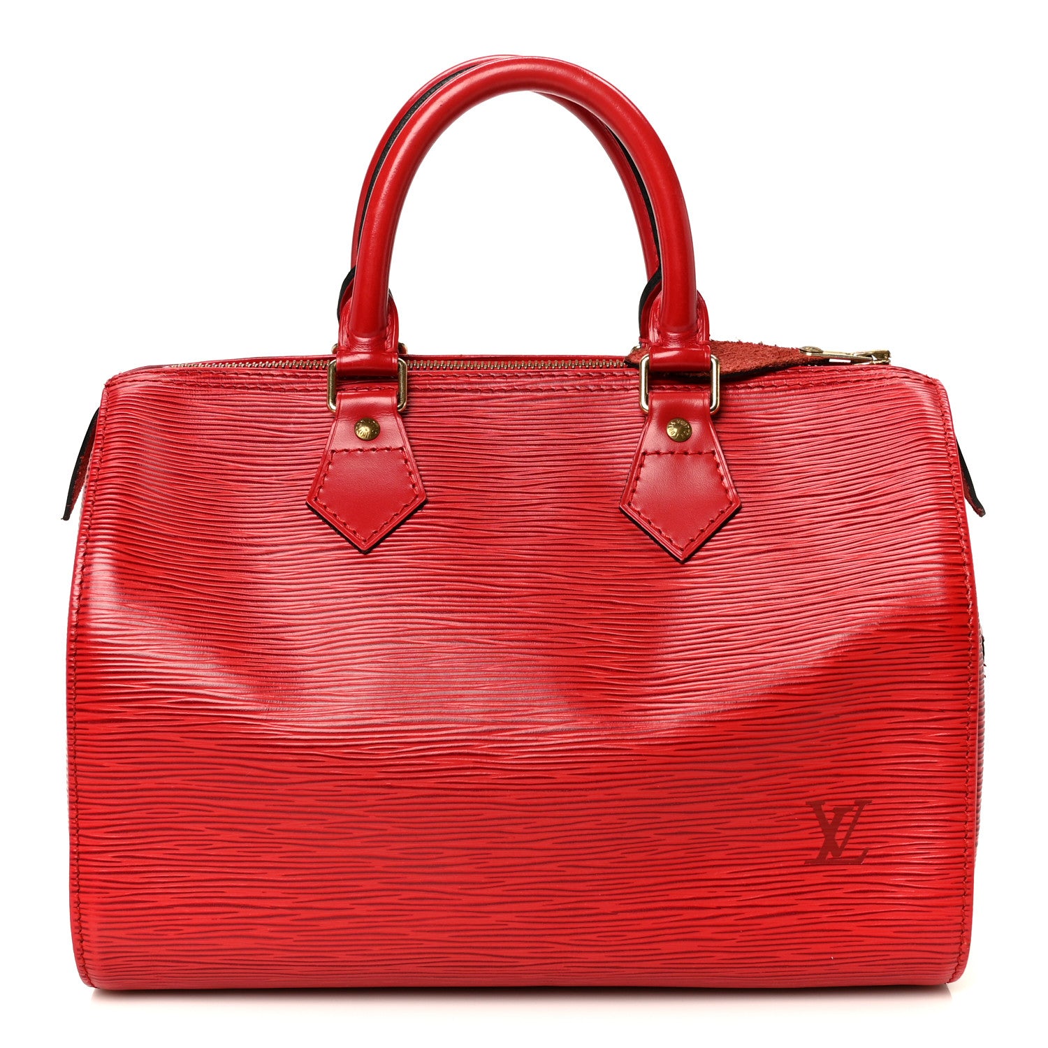 Louis Vuitton Epi Speedy 25 Castillan Red 1 of 11