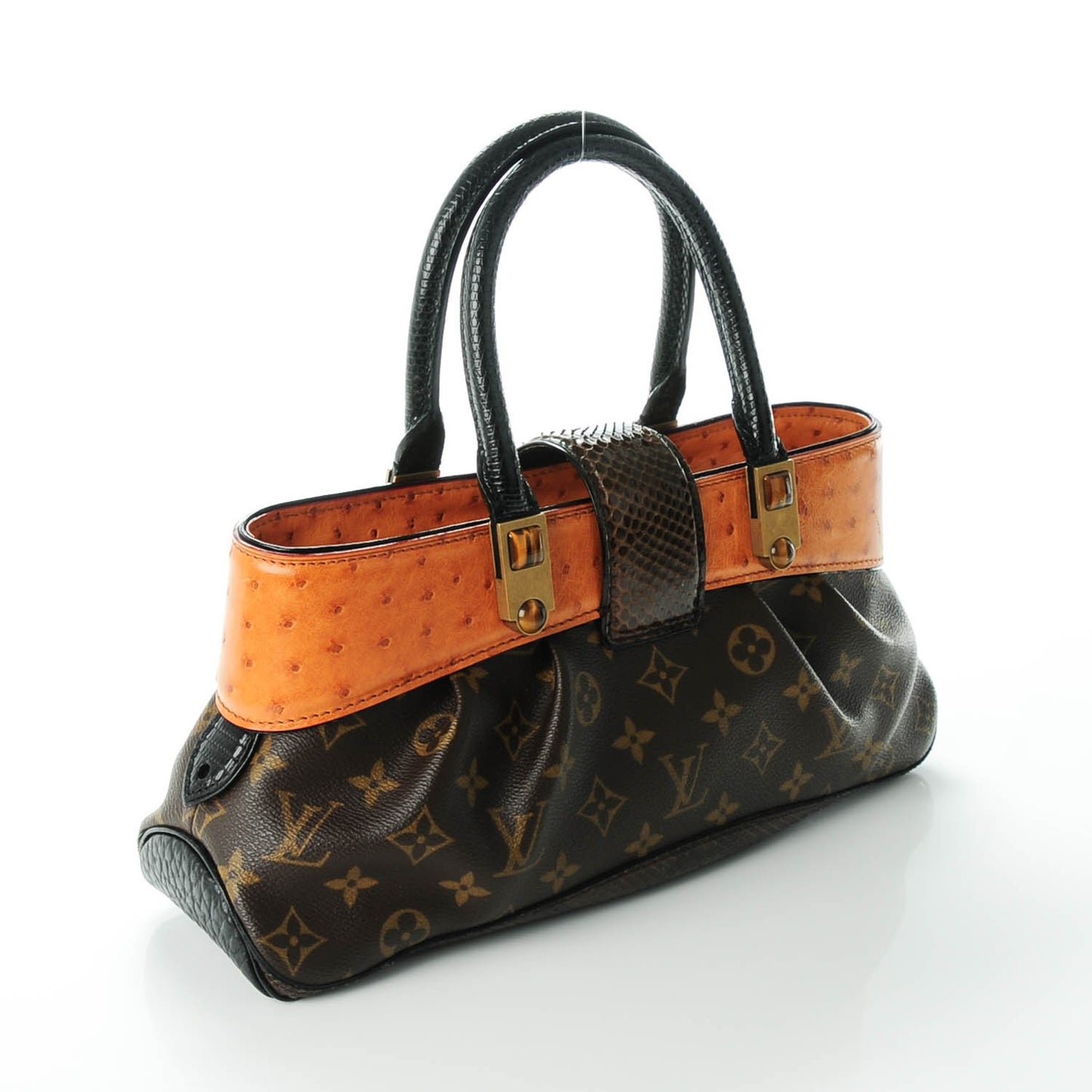Monogram Ostrich Macha Waltz