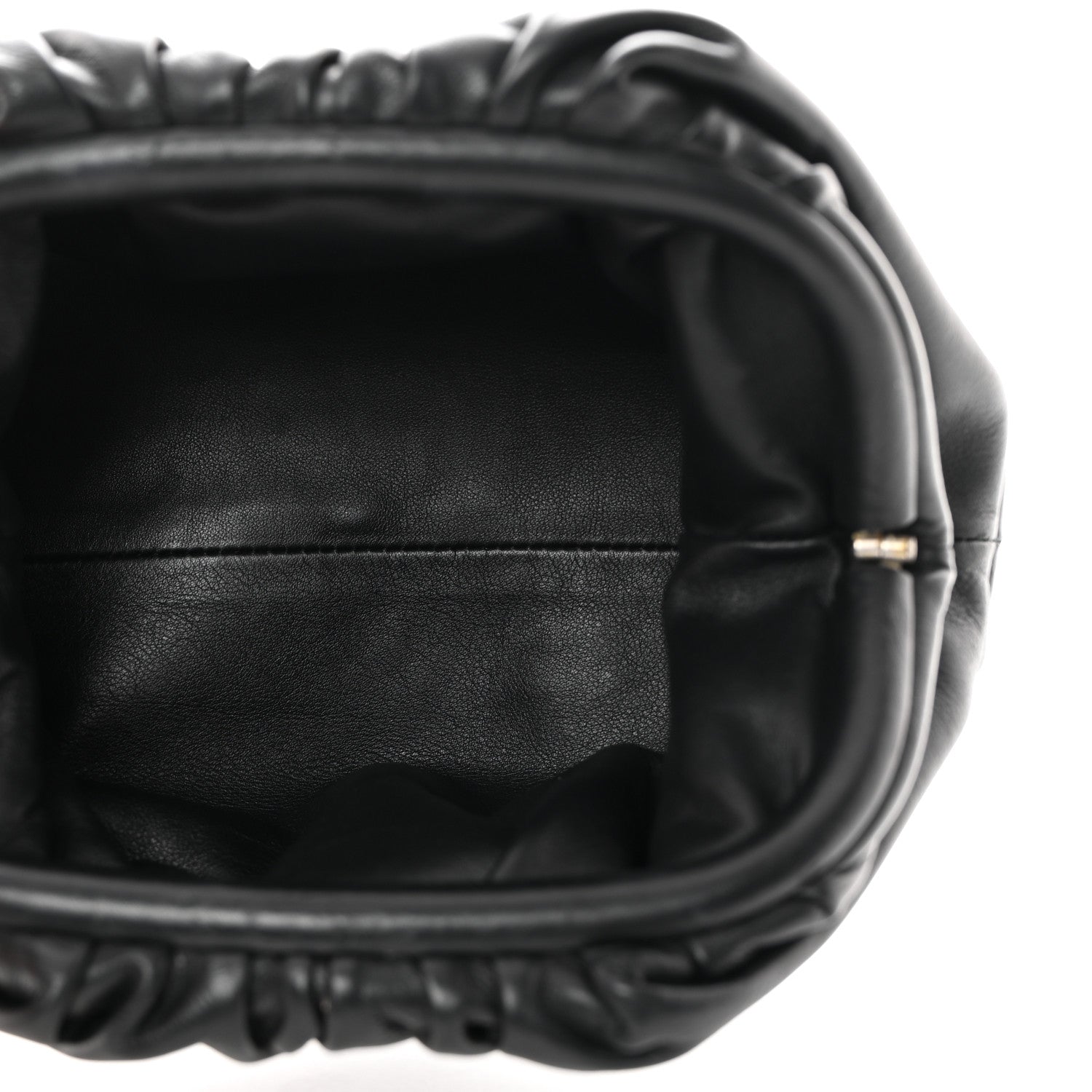 Bottega Veneta Butter Calfskin The Mini Pouch Clutch Black 5 of 7