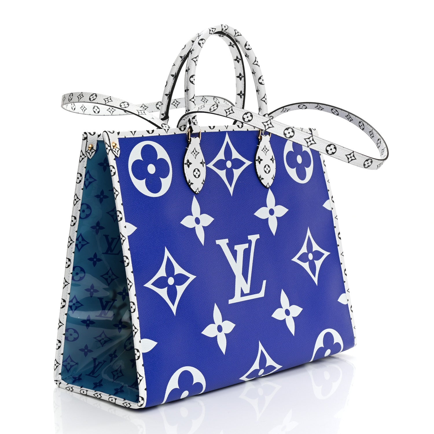Louis Vuitton Monogram Giant Hawaii Onthego Blue 3 of 8