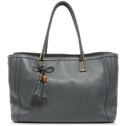 Gucci Leather Medium Bella Tote Grey 1 of 7