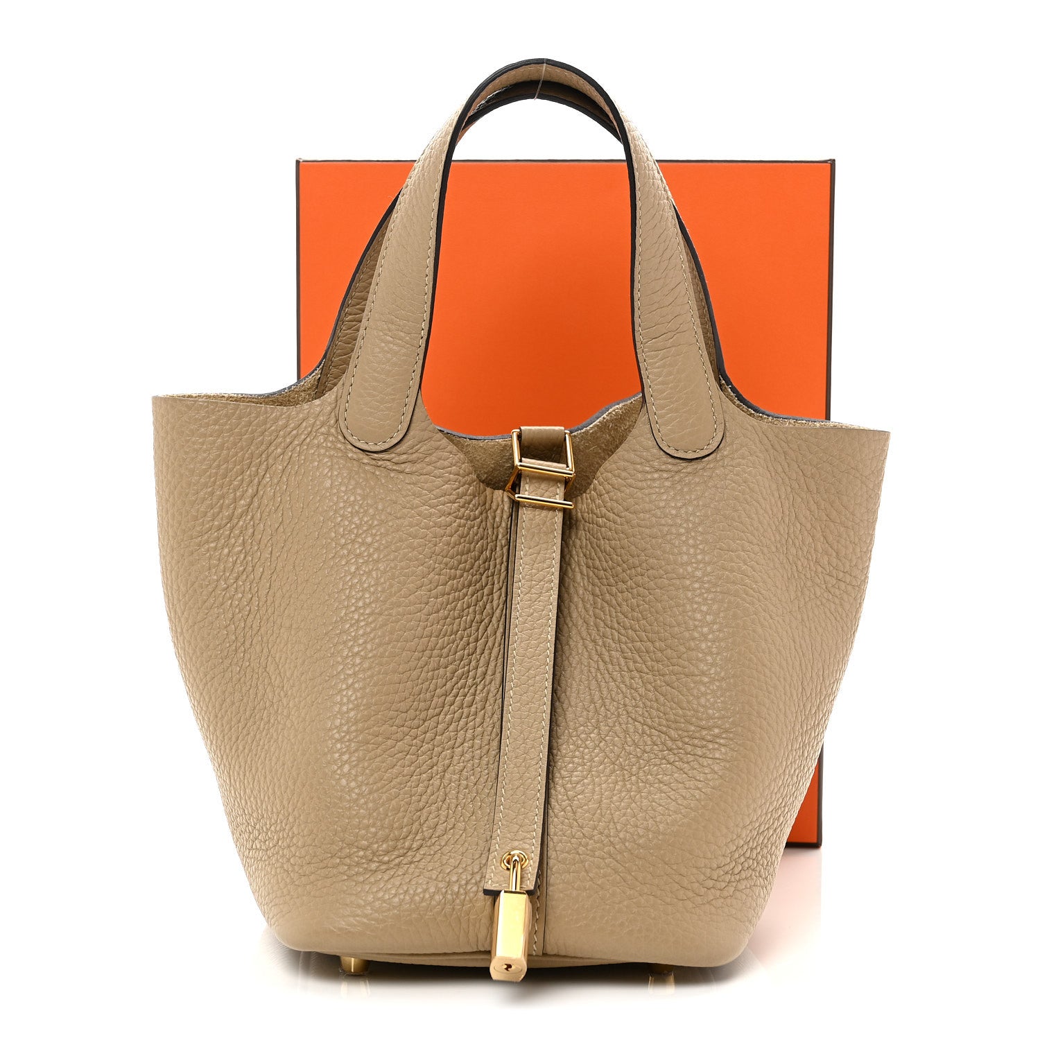 Hermes Taurillon Clemence Picotin Lock 18 PM Trench 10 of 10