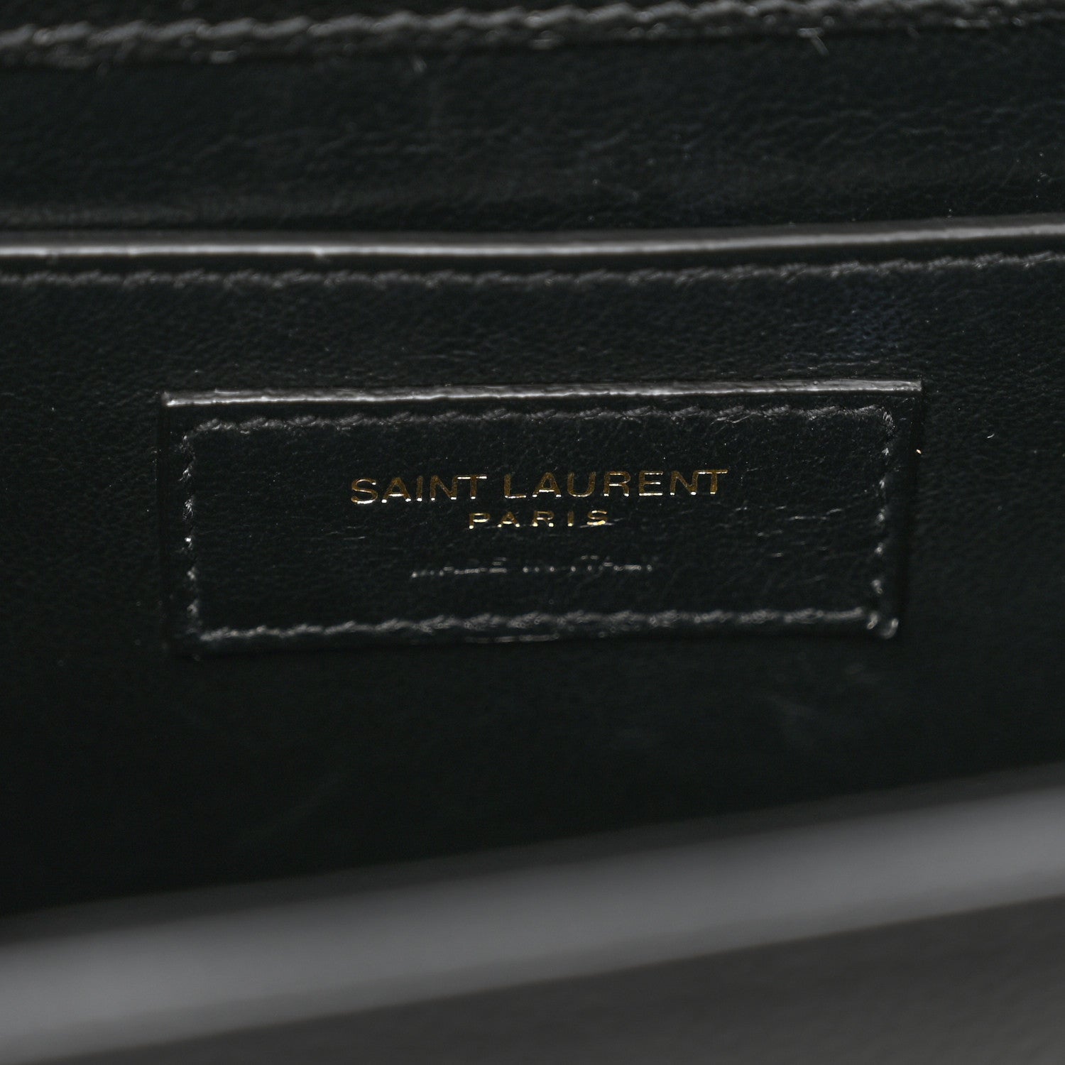 Saint Laurent Grain de Poudre Medium Classic Monogram Cassandra Top Handle Black 6 of 12