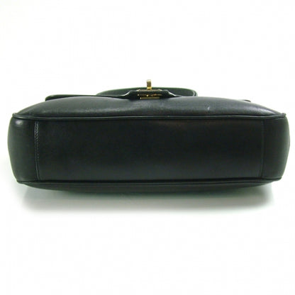 Gucci Leather Flap Shoulder Bag Black 5 of 10