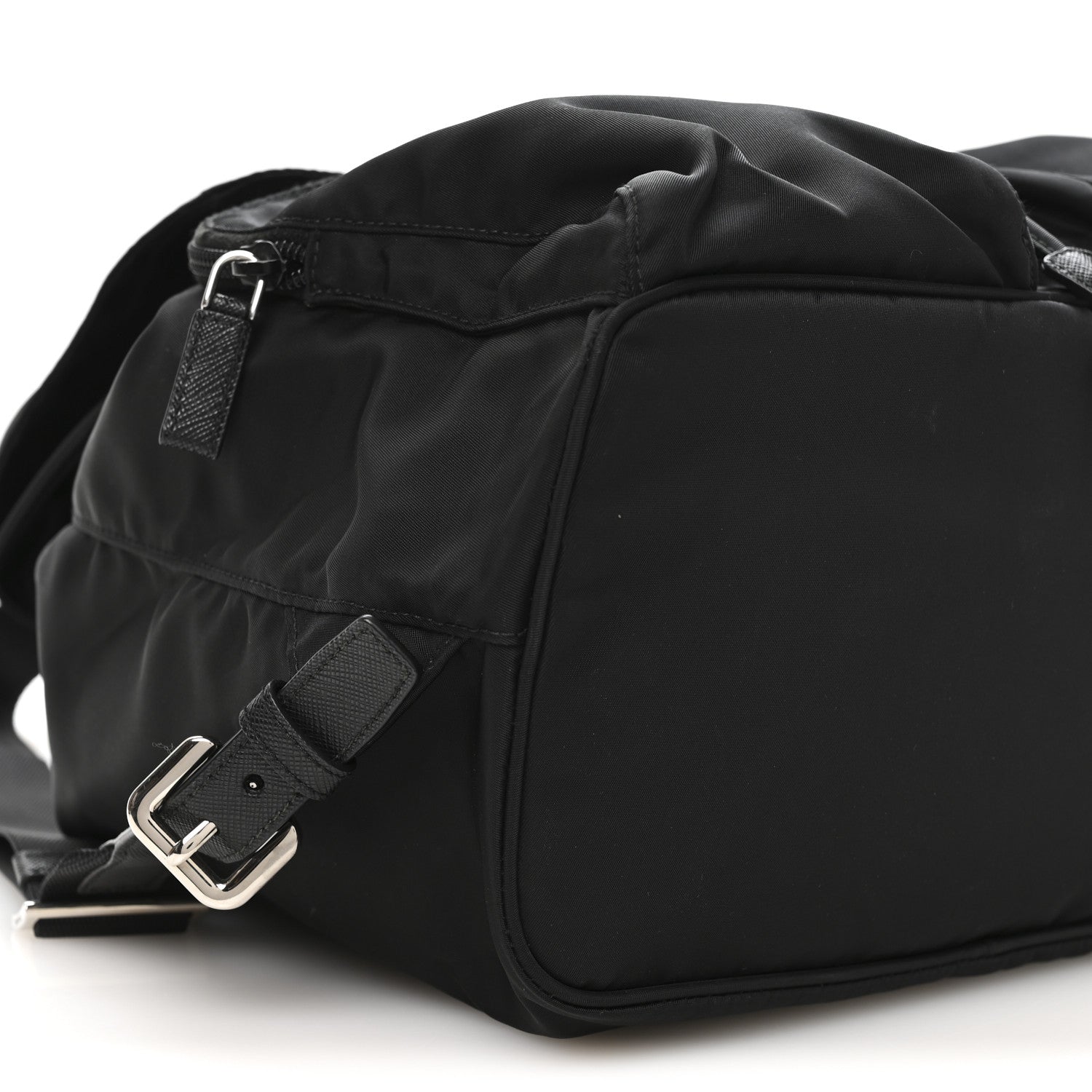 Prada Nylon Vela Medium Backpack Black 10 of 11