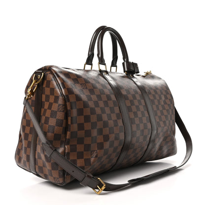 Louis Vuitton Damier Ebene Keepall Bandouliere 45 2 of 10