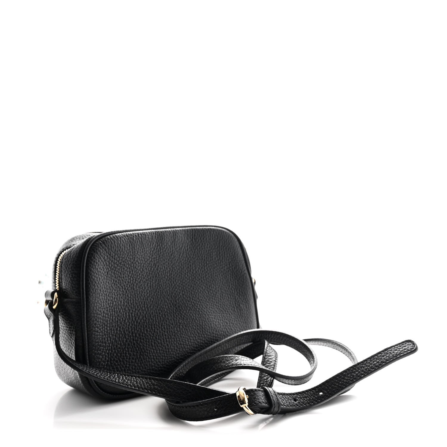 Gucci Pebbled Calfskin Small Soho Disco Bag Black 3 of 9