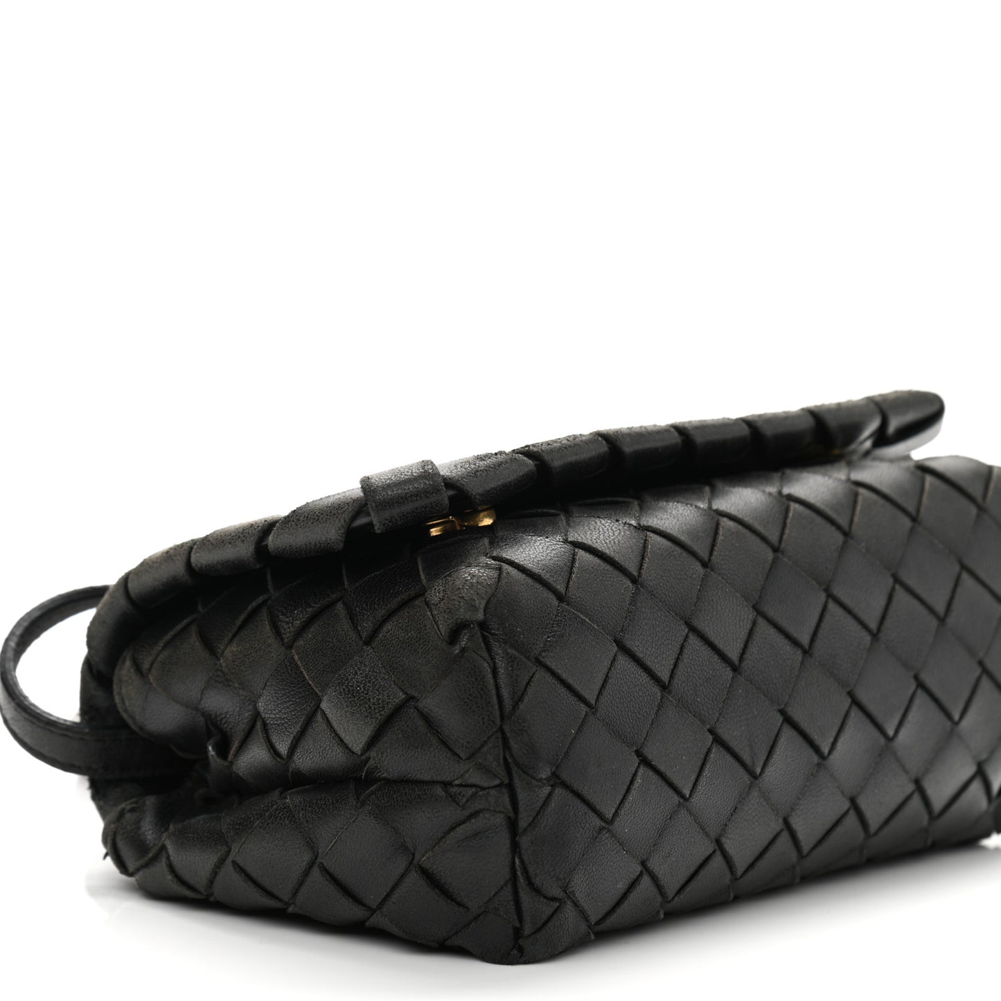 Nappa Intrecciato Mini Crossbody Bag Black