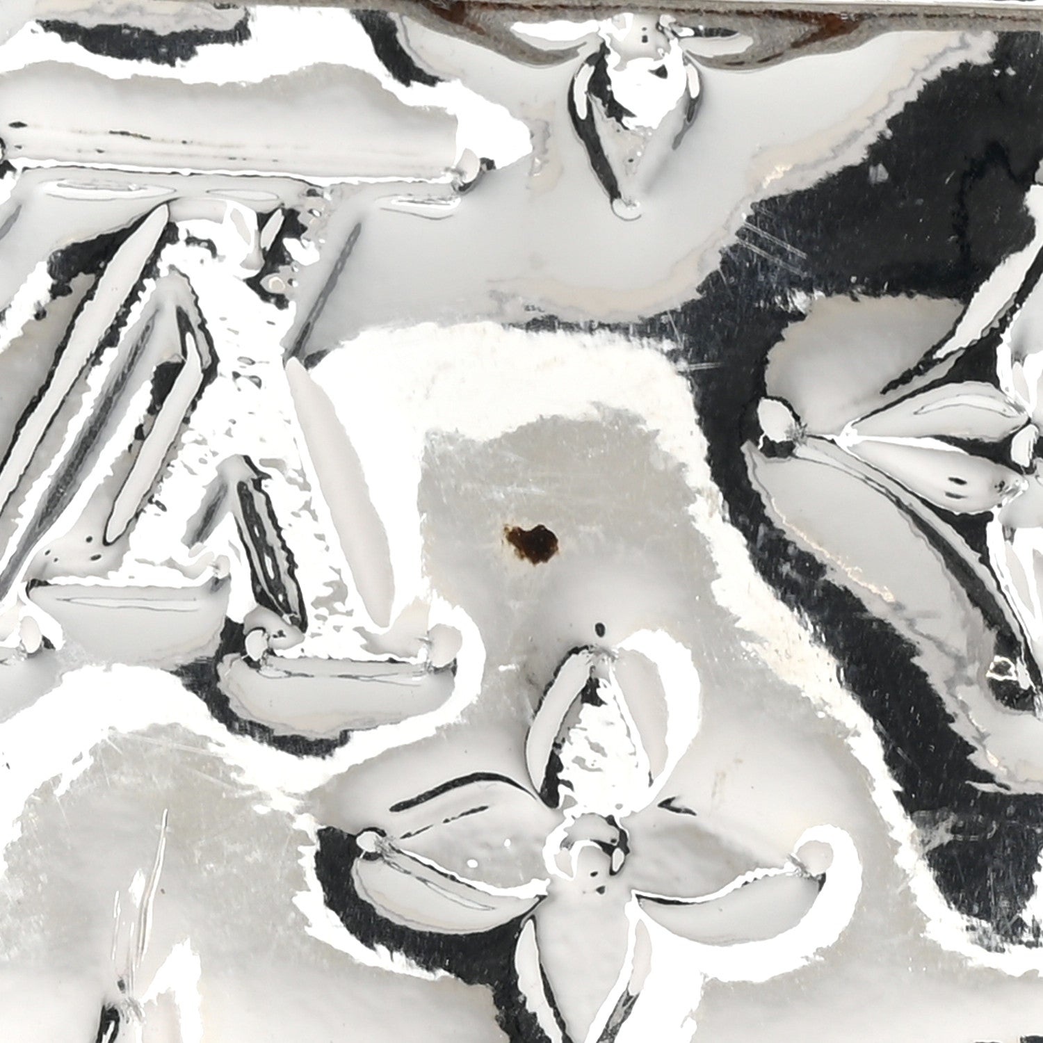 Louis Vuitton Monogram Miroir Speedy 30 Silver 11 of 14