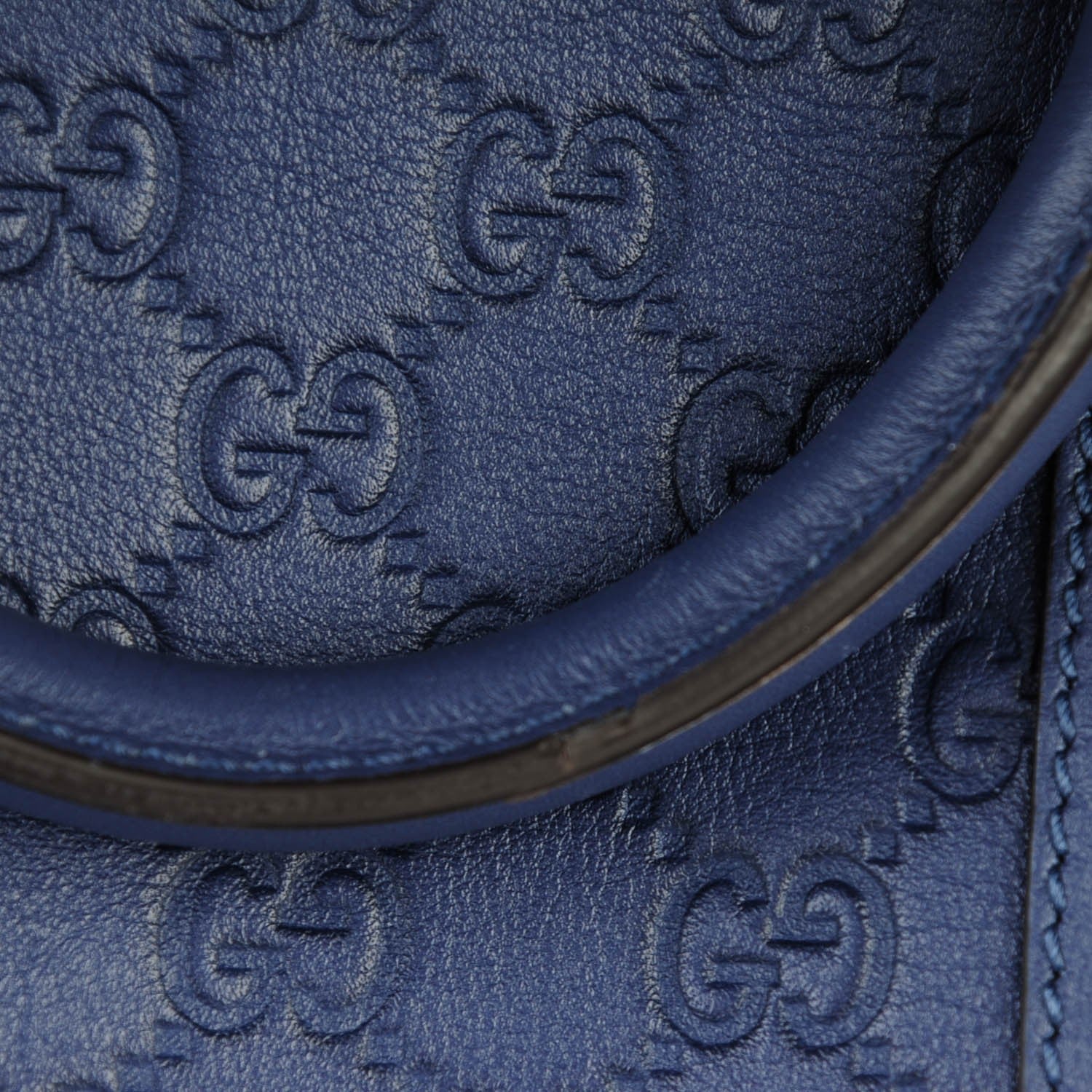 Gucci Guccissima Medium Joy Boston Blue 9 of 9
