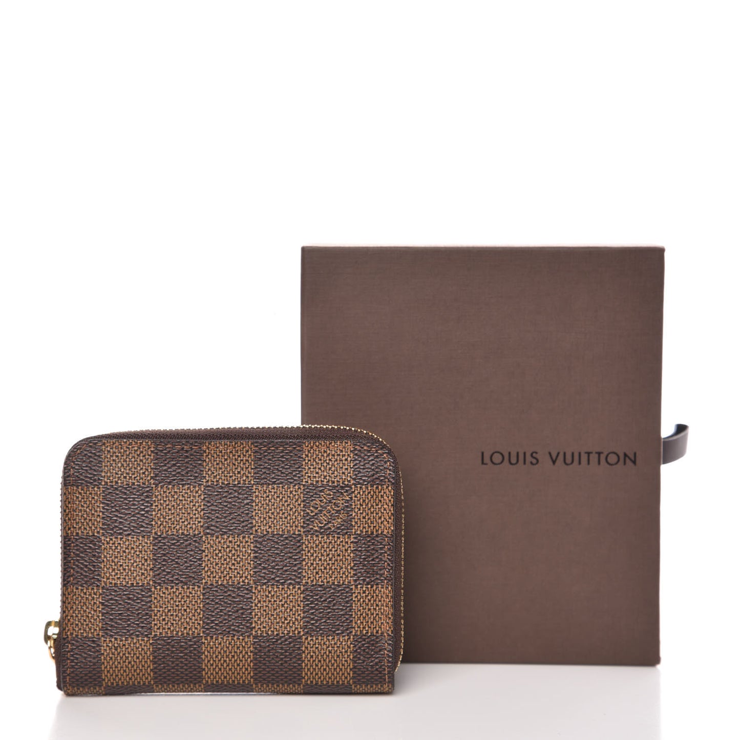 Damier Ebene Zippy Coin Purse