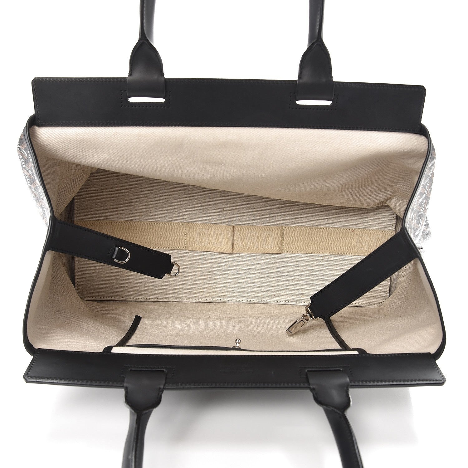 Goyard Goyardine Bellechasse GM Tote Black 5 of 12