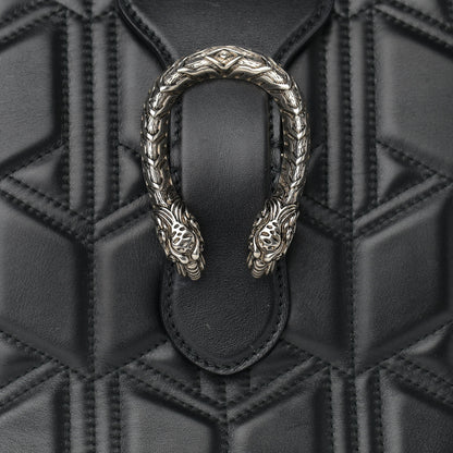 Gucci Calfskin Web Quilted Large Dionysus Tote Bag Black 8 of 13