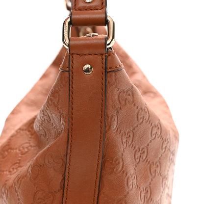 Gucci Guccissima Hobo Shoulder Bag Light Brown 14 of 19