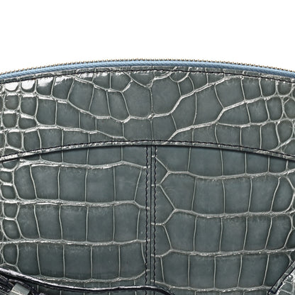 Louis Vuitton Crocodile Lockit Clutch Blue 7 of 9