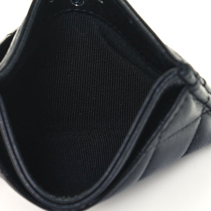 Chanel Lambskin Quilted Card Holder So Black 5 of 11