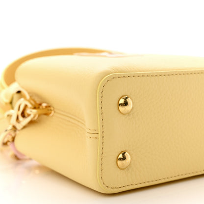 Louis Vuitton Taurillon Mini Capucines Jaune Plume 8 of 9