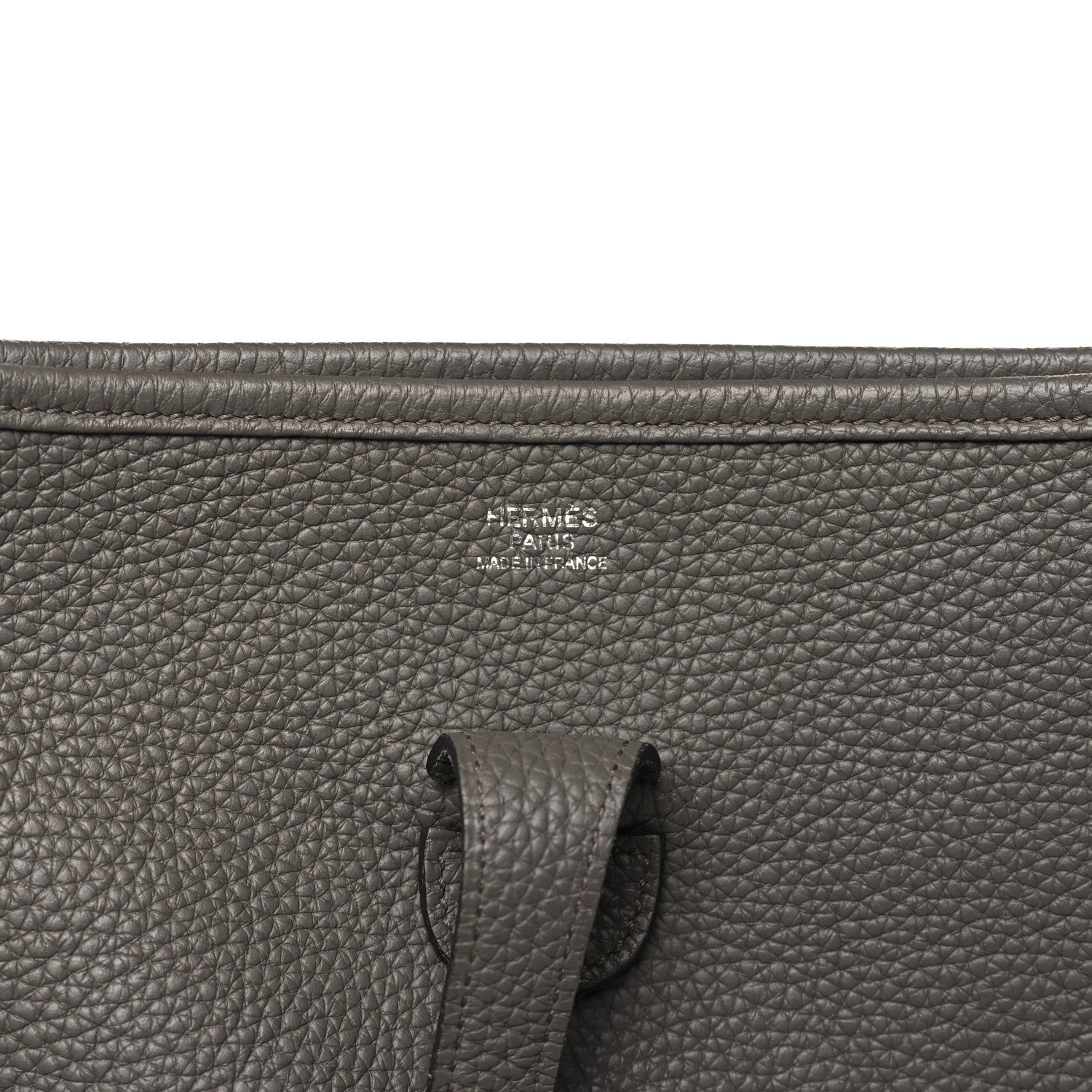Hermes Taurillon Clemence Evelyne III PM Gris Asphalte 6 of 9