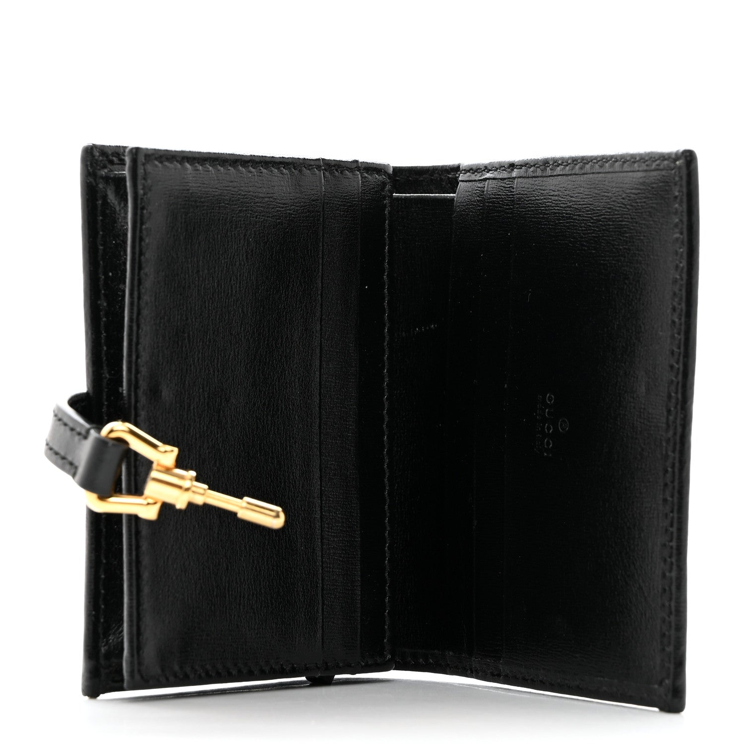 Gucci Calfskin Jackie 1961 Card Case Black 5 of 8