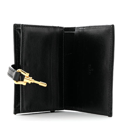 Gucci Calfskin Jackie 1961 Card Case Black 5 of 8